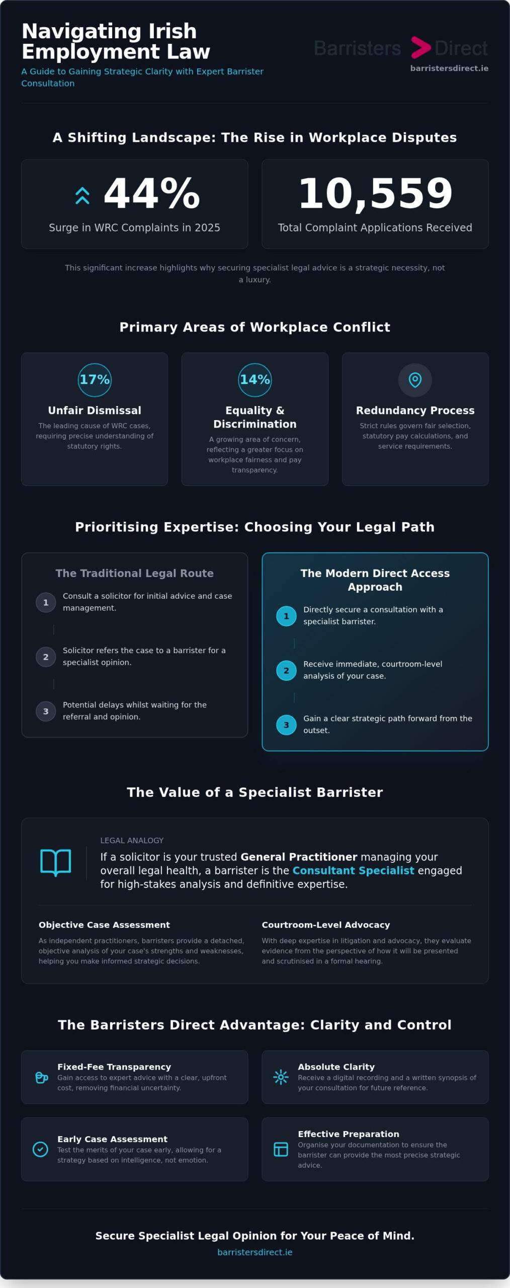 Employment Law Consultation Ireland infographic